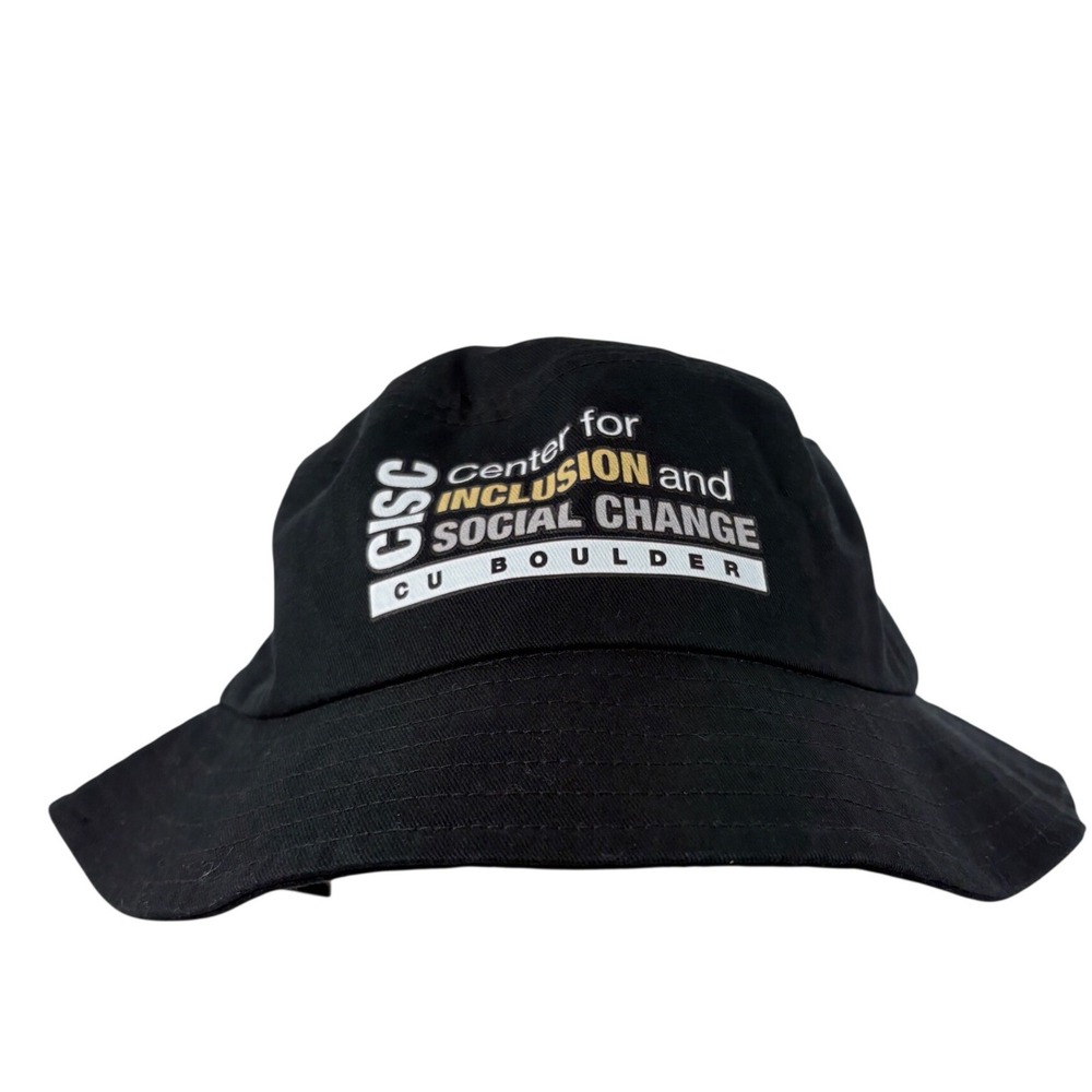 CU Boulder CISC Center for‎ Inclusion and Social Change Black Bucket Hat OS
